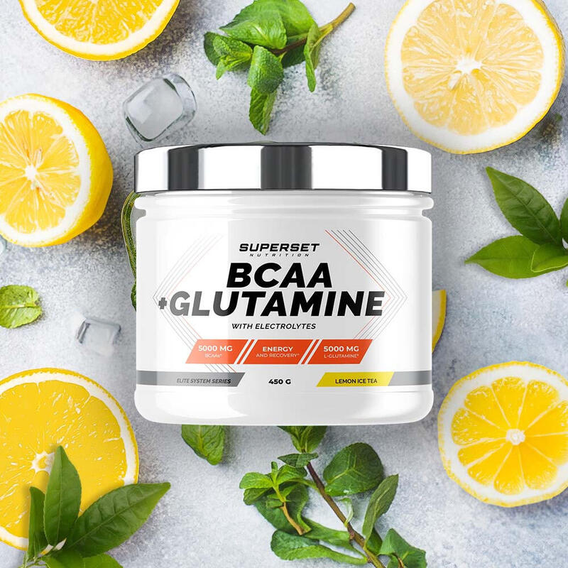 Bcaa - Bcaa + Glutamine (450g) - Ijsthee Met Citroen