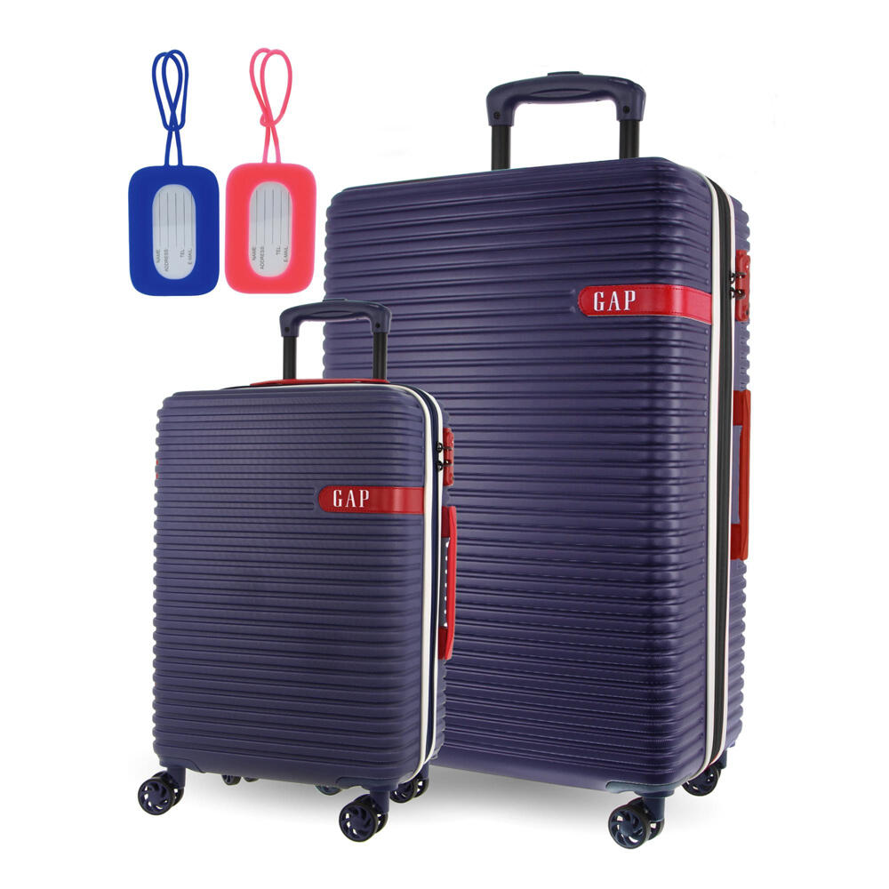 GAP Hard Shell LARGE and CAB 2-Piece Set + Luggage Tag