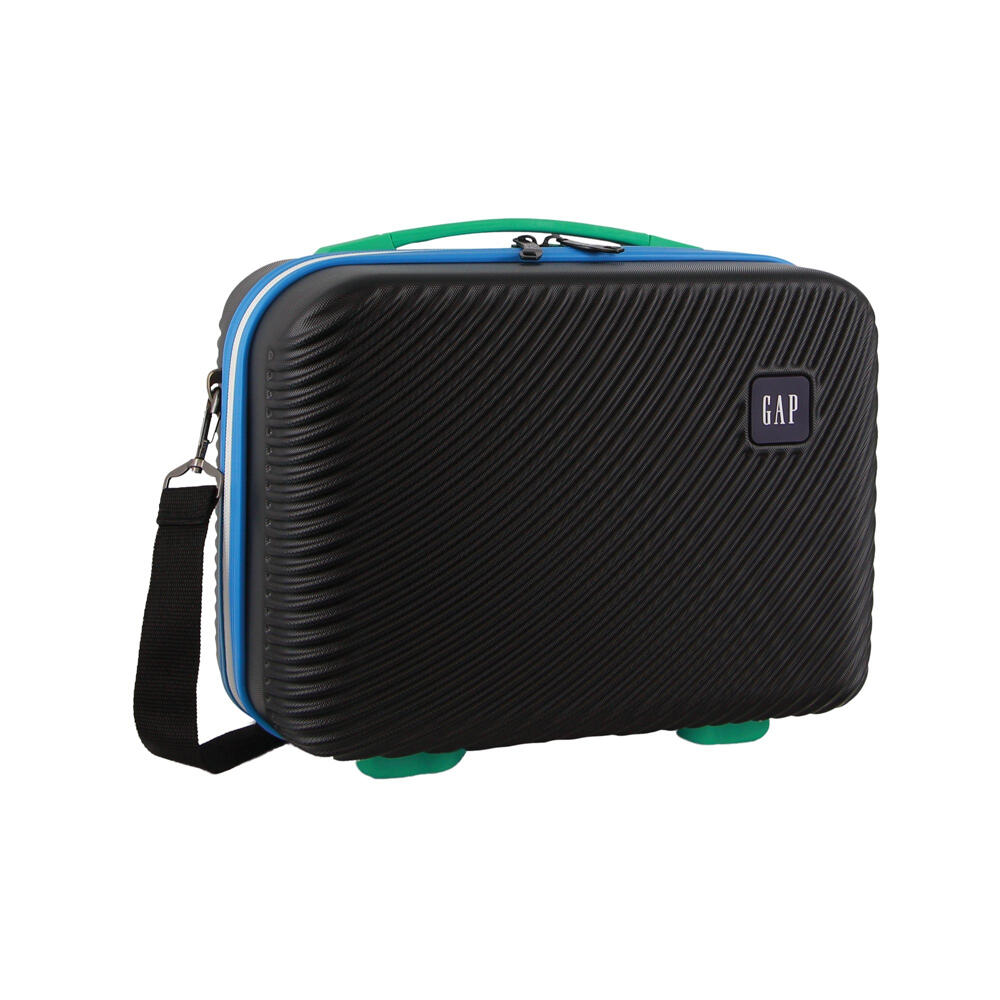 GAP Stripe Hard Shell Mini Bag Travel Essentials 27x35x18cm