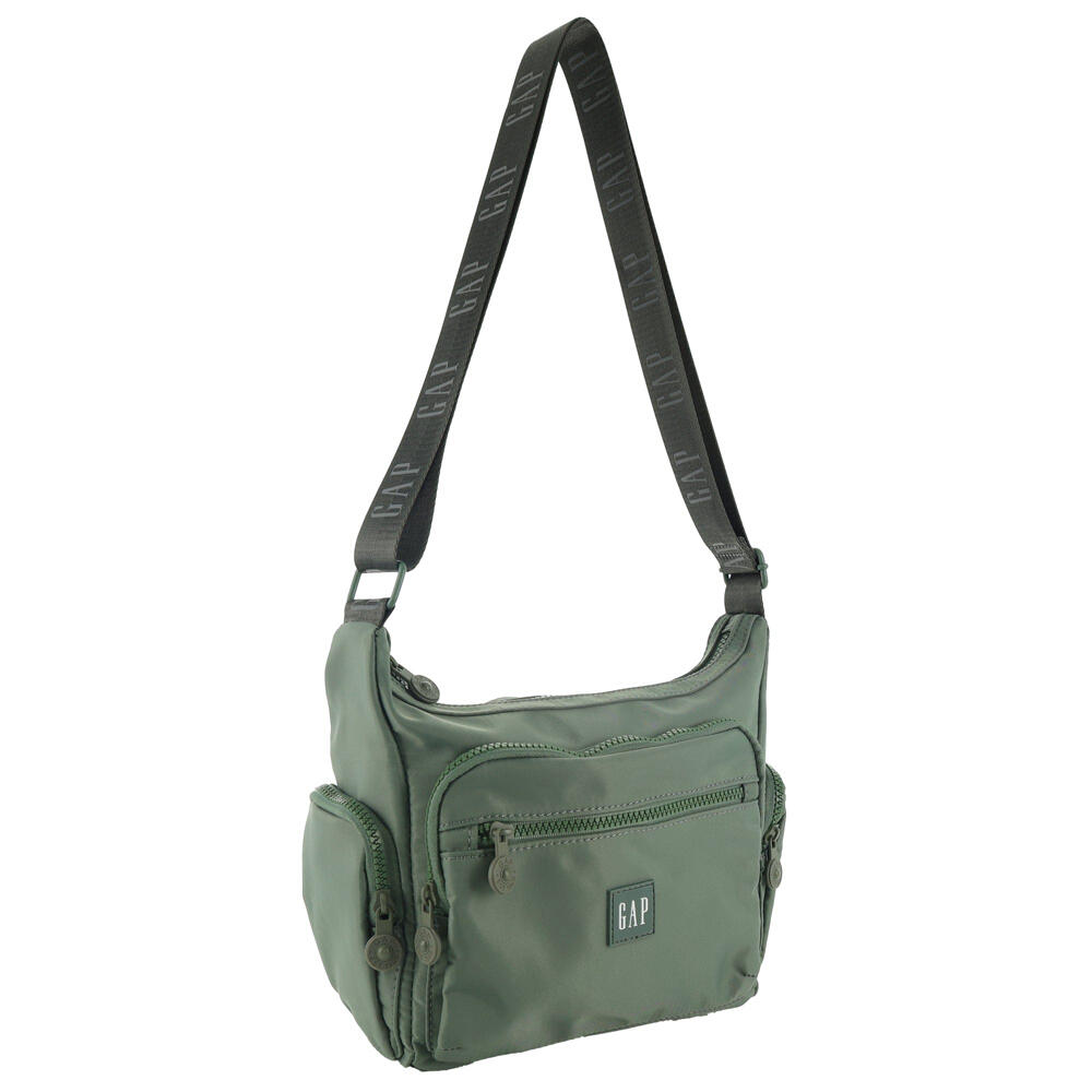 GAP Nylon Multiple zipped Crossbody Bag Secure 29x16x22cm