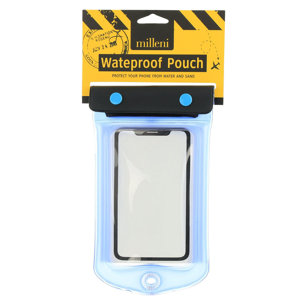 Milleni Travel Waterproof Double seal Pouch Snap Closure