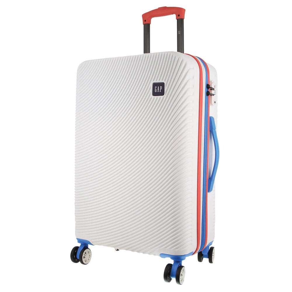 GAP Stripe Hard-shell 76cm LARGE Suitcase Durable Luggage