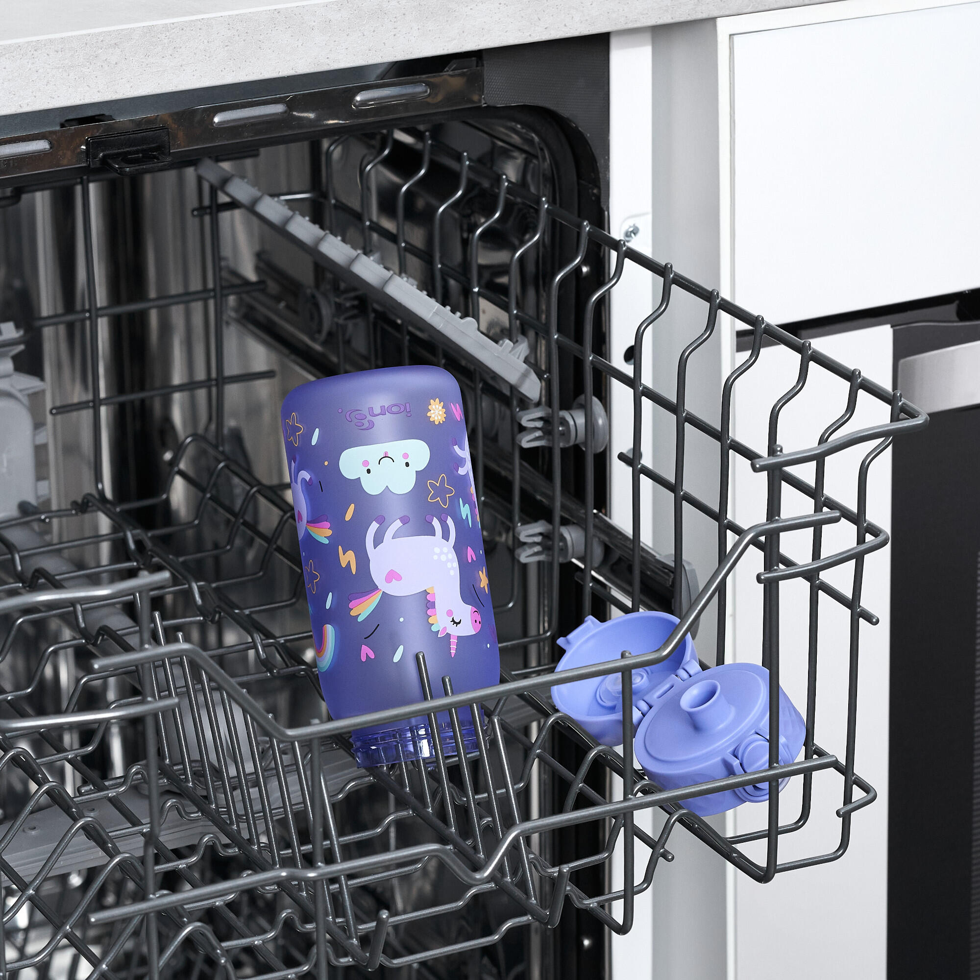 Bidon dziecięcy ION8 350ml z atestem PZH – szczelny, lekki, bez BPA 7/8