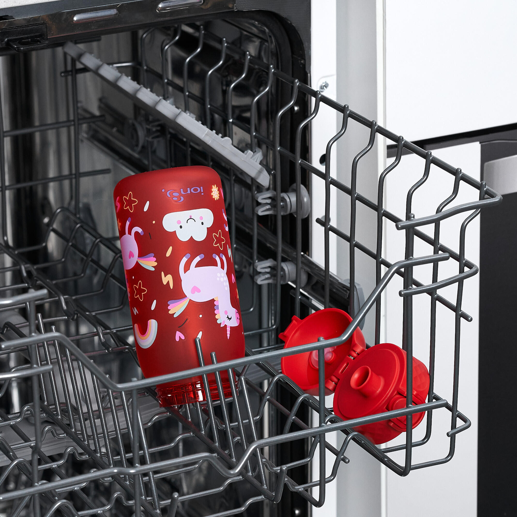 Bidon dziecięcy ION8 350ml z atestem PZH – szczelny, lekki, bez BPA 7/8