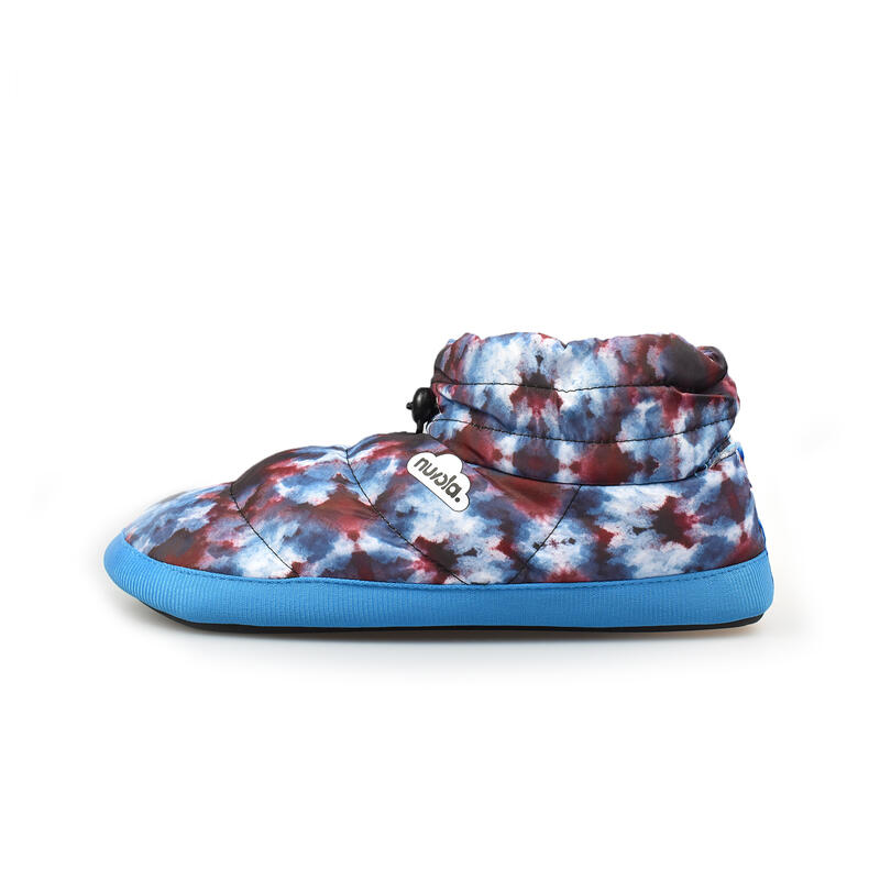 Nuvola unisex slippers in blauw met rubberen zool