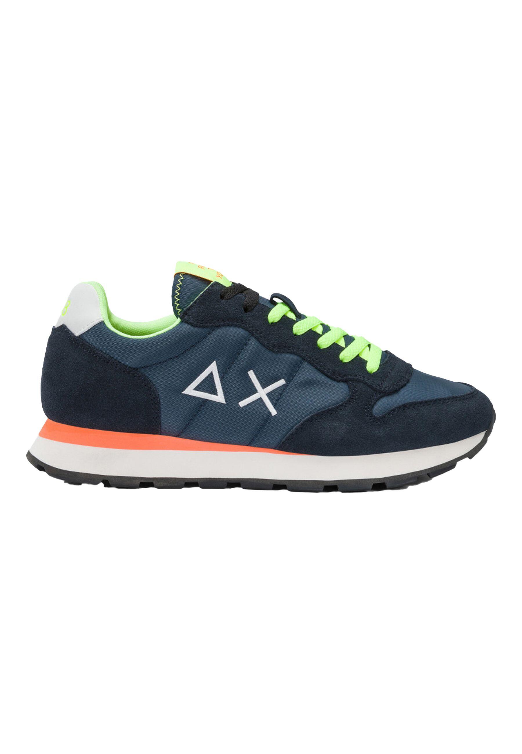 Chaussures Deportivas Hombre SUN68 TOM FLUO Marine 1/5