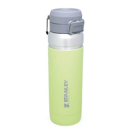 Gourde Isotherme 1L - Bouteille D'Eau Fitness Trek - Couvercle À Bouton-Poussoir