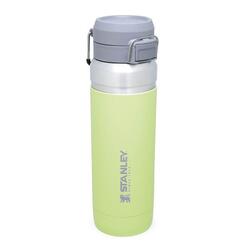 Gourde Isotherme 1L - Bouteille D'Eau Fitness Trek - Couvercle À Bouton-Poussoir