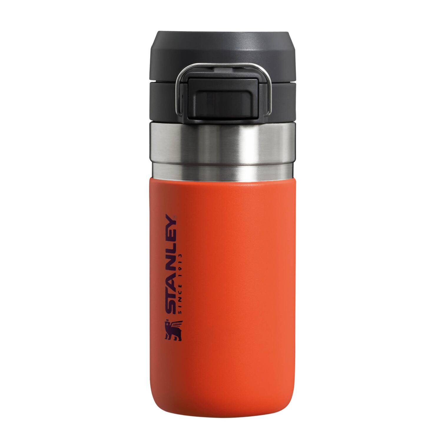 STANLEY Waterfles Thermosfles 0,47L Wandelen Fitness RVS Drinkfles - Deksel Met Drukknop