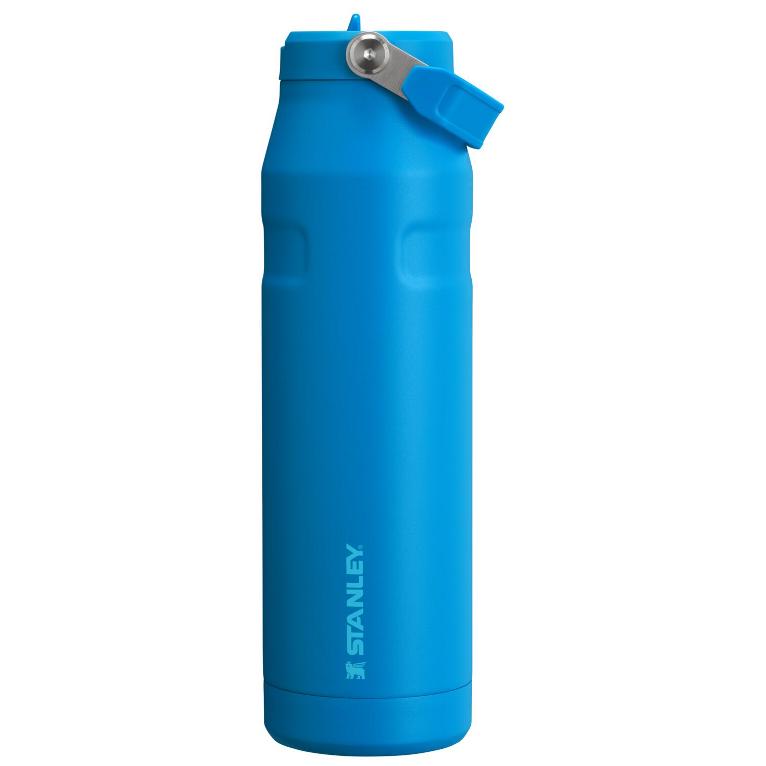 Stanley - Bouteille D'Eau Iceflow™ 0,7l Isotherme - Gourde Avec Poignée - Thermos Fitness - Bouteille Isotherme - Bleu - 1 L - Decathlon
