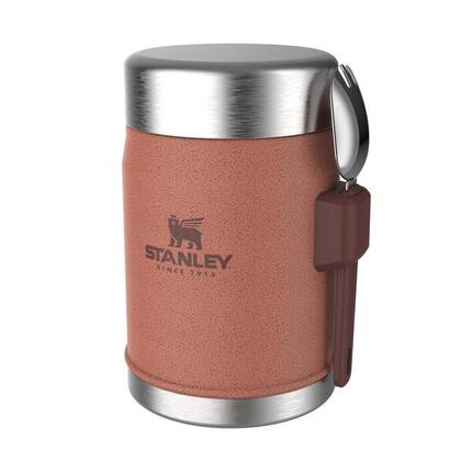 Isolierbehälter Warmhaltebox 0,4L 'Classic' Lebensmitteldose Edelstahl + Göffel