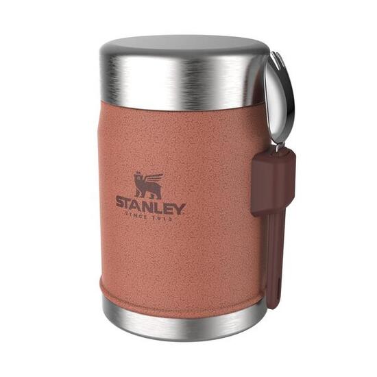 Isolierbehälter Warmhaltebox 0,4L 'Classic' Lebensmitteldose Edelstahl + Göffel