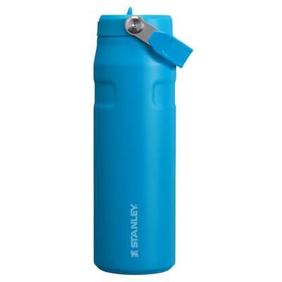 Waterfles iceflow™ 0.7l met inklapbaar rietje rvs thermosfles wandelen fietsen