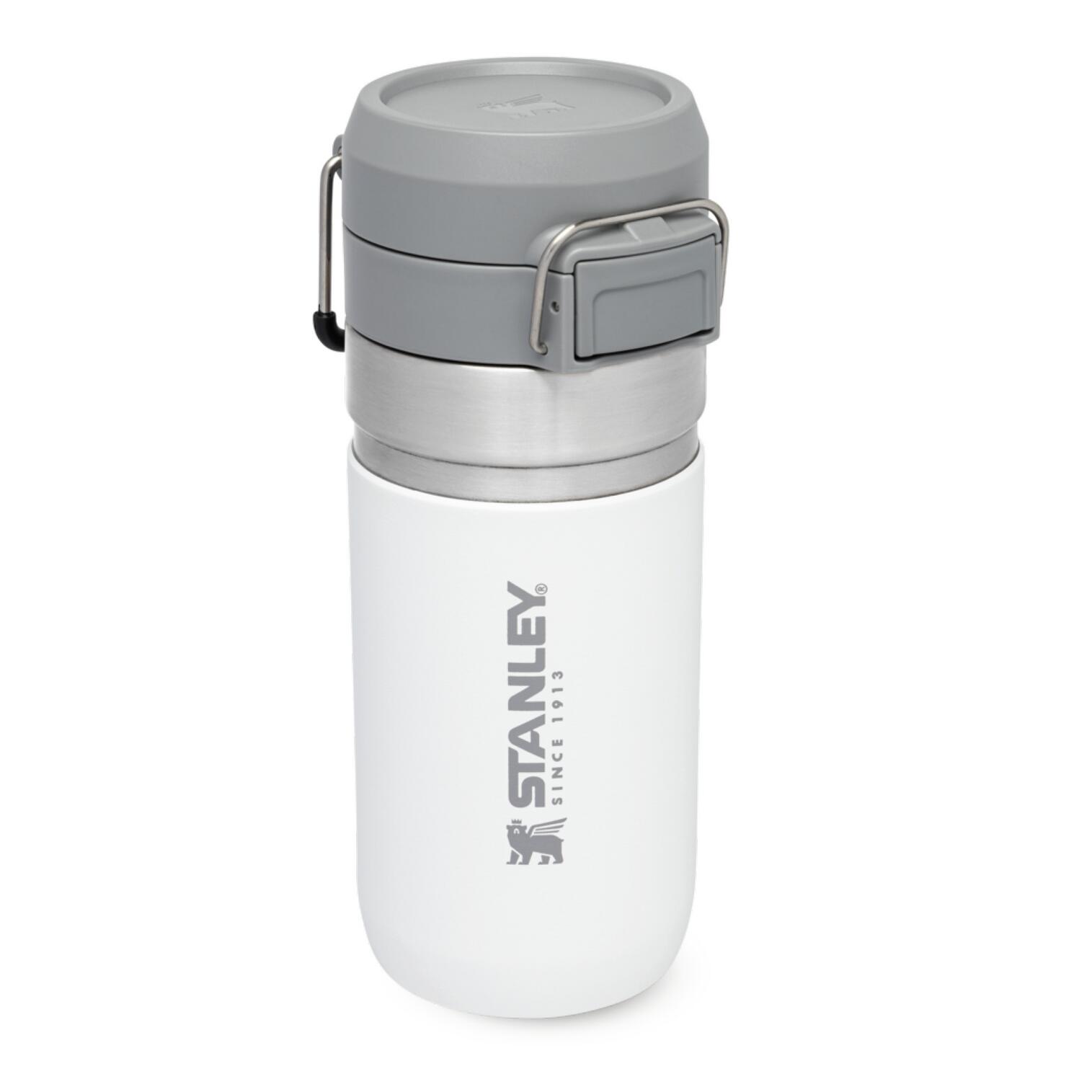 STANLEY Waterfles Thermosfles 0,47L Wandelen Fitness RVS Drinkfles - Deksel Met Drukknop
