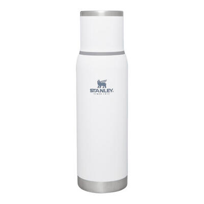 Isolierflasche 1L 'To-Go' Thermoskanne Kaffee Doppelwandig aus Edelstahl Wandern