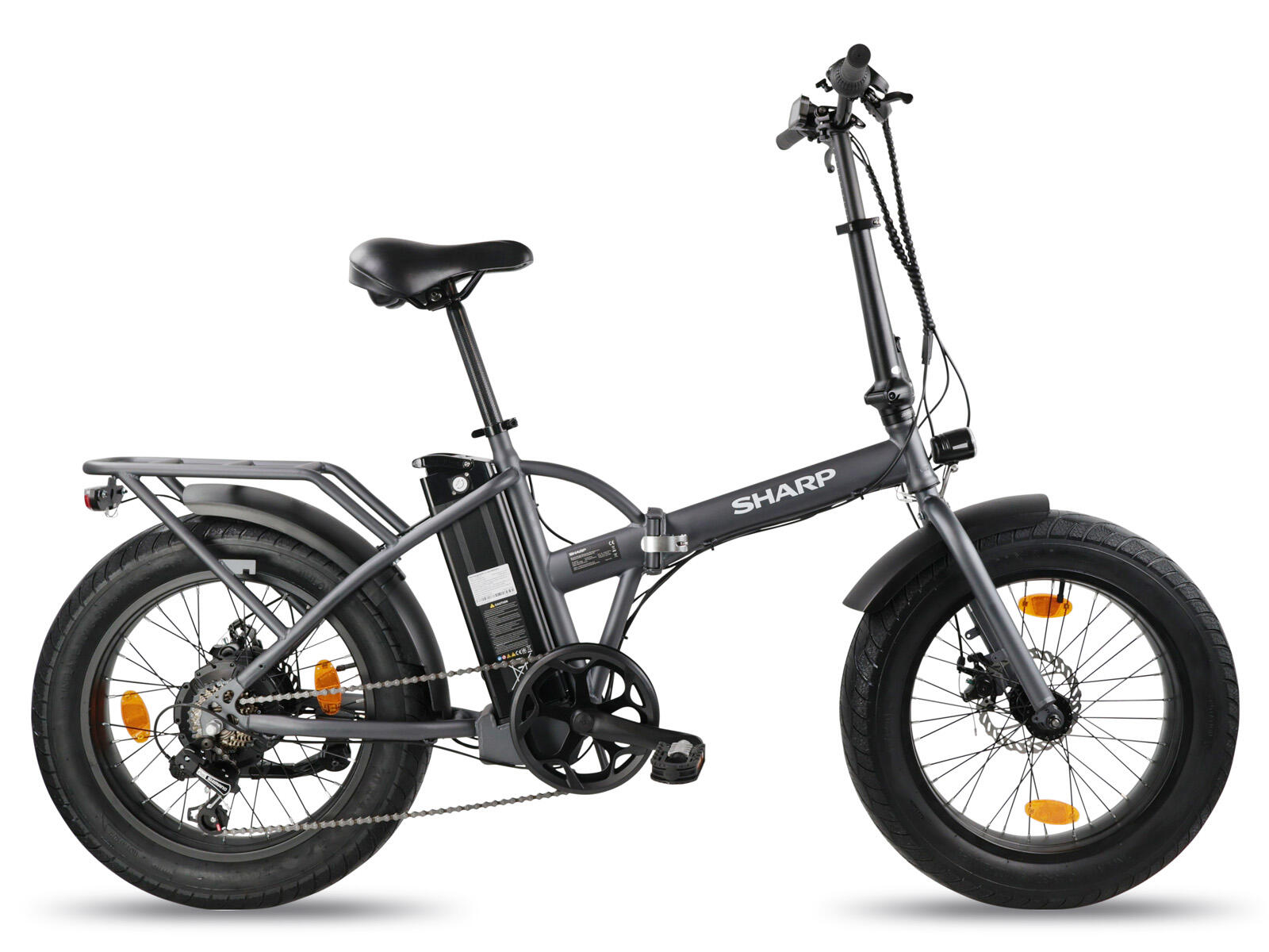 SHARP Sharp Fat Folding elektrische vouwfiets 10.4Ah 20 inch