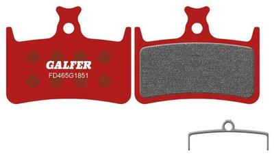 Galfer fd465 g1851 advanced semi-metallic remblokken voor hope e4 / rx4 (shimano