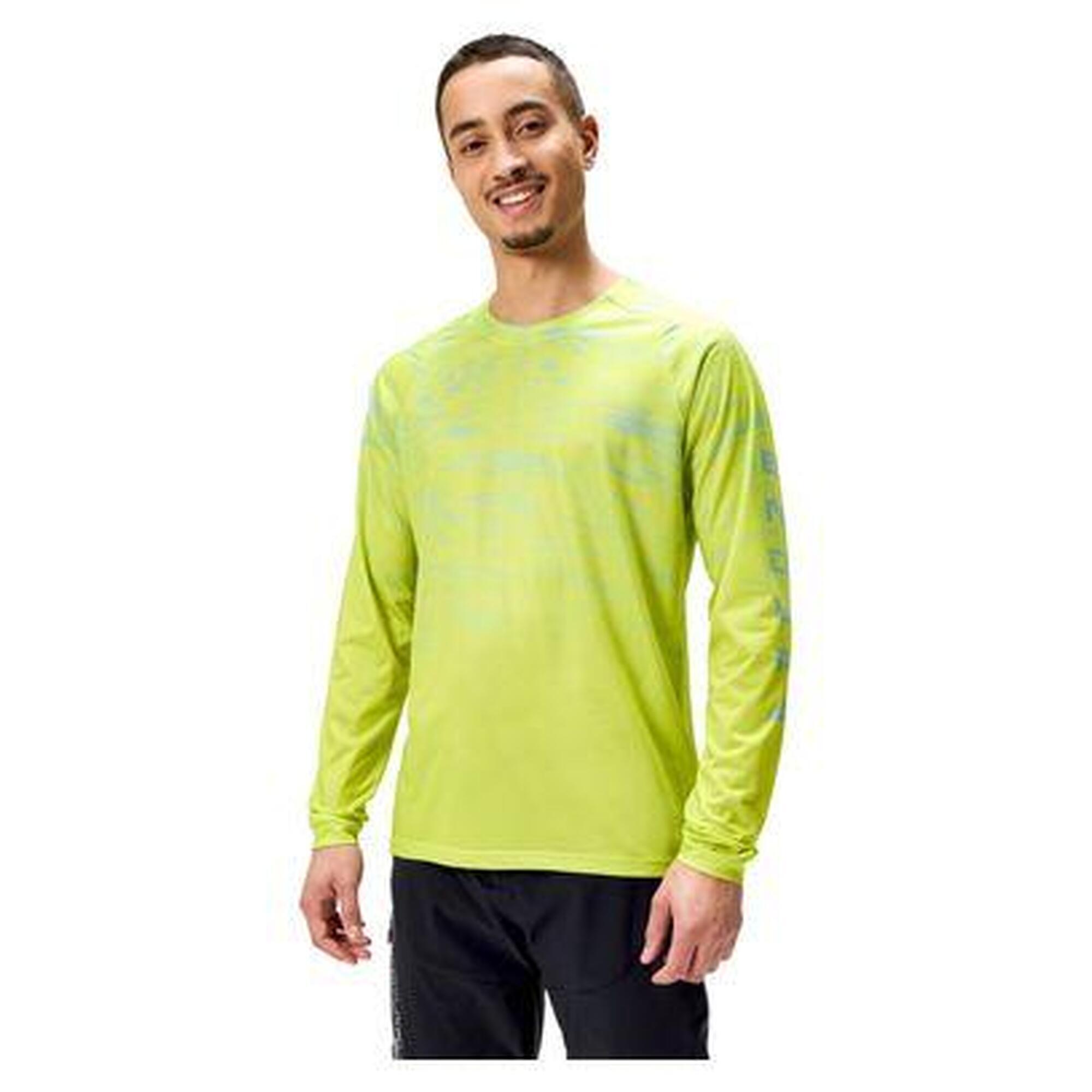 Endura - Maillot Manches Longues Homme Endura Marble Edition Limitée Jaune - Maillot Manches Longues - Jaune - Decathlon
