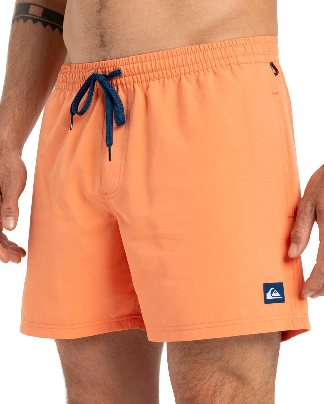 Short de bain EVERYDAY SOLID VOLLEY 15" Orange Homme 4/5