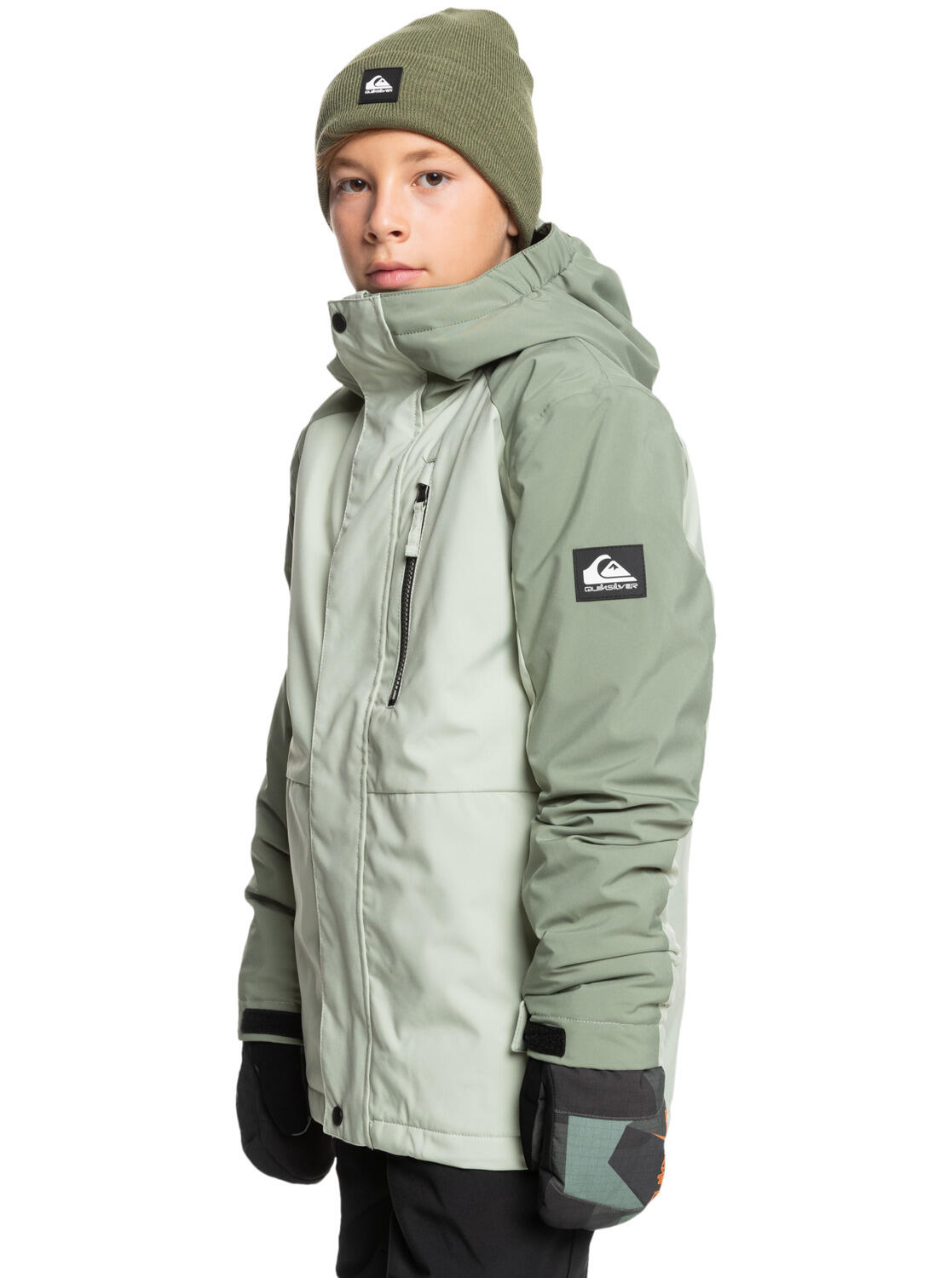 Veste de snow technique MISSION BLOCK Vert Garçon 3/4