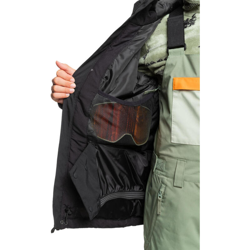 Veste de snow technique MISSION Noir Garçon