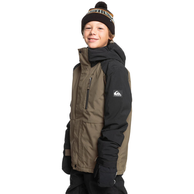 Veste de snow technique MISSION BLOCK Marron Garçon