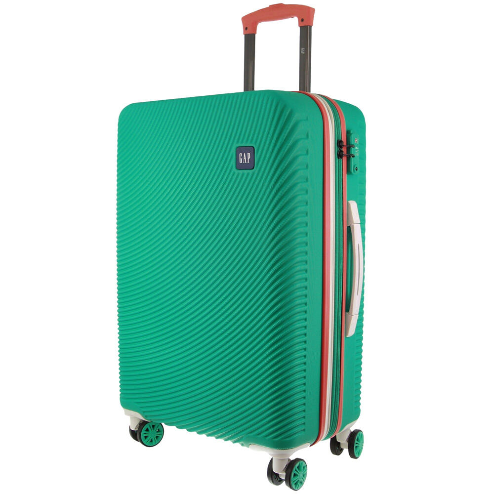 GAP Stripe Hard-Shell 67cm MEDIUM Suitcase Durable Luggage