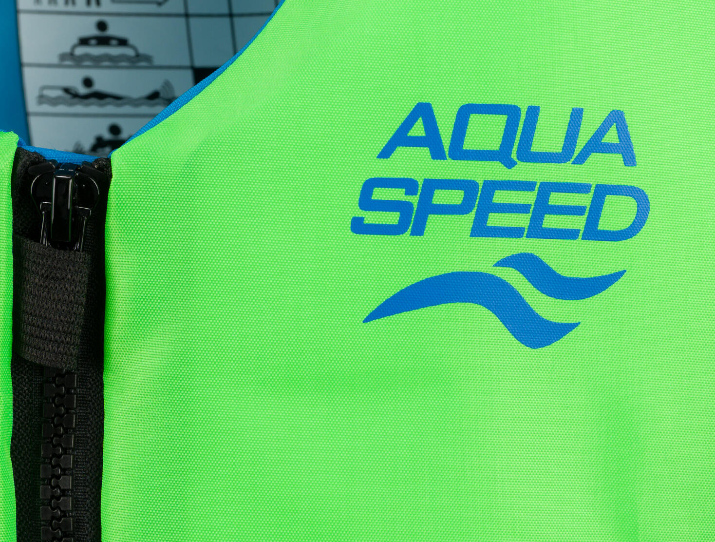 Kamizelka dziecięca do pływania na basen asekuracyjna piankowa AQUA SPEED 6/7