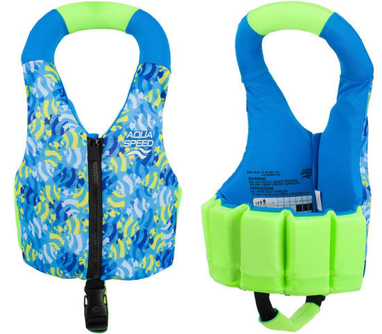 Kamizelka dziecięca do pływania na basen asekuracyjna piankowa AQUA SPEED