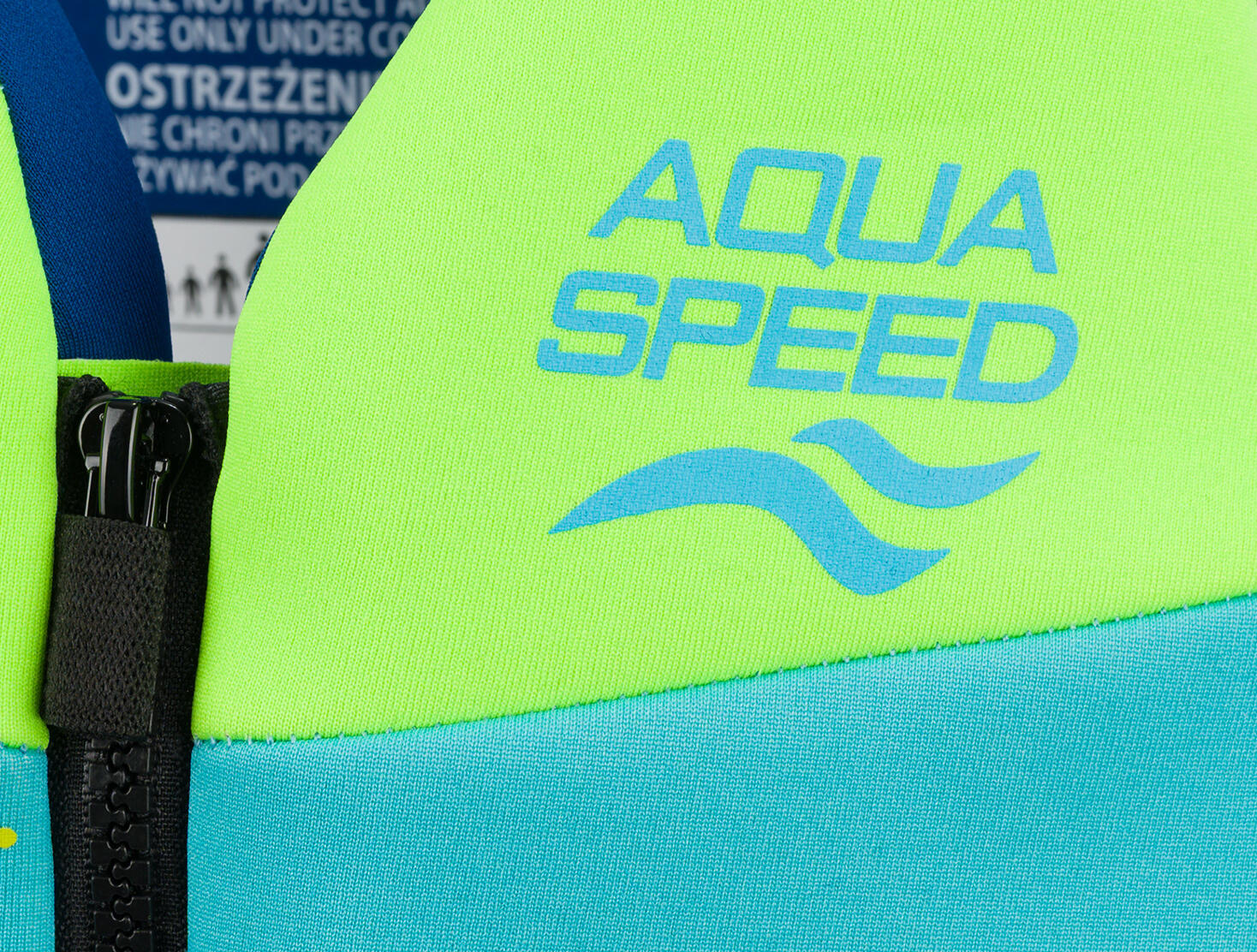 Kamizelka dziecięca do pływania na basen asekuracyjna piankowa AQUA SPEED 6/6