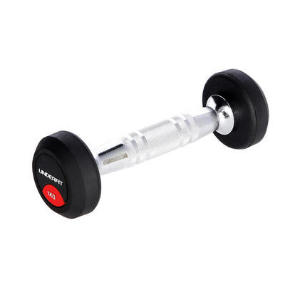 Hantla gumowana UNDERFIT do ćwiczeń siłowych fitness