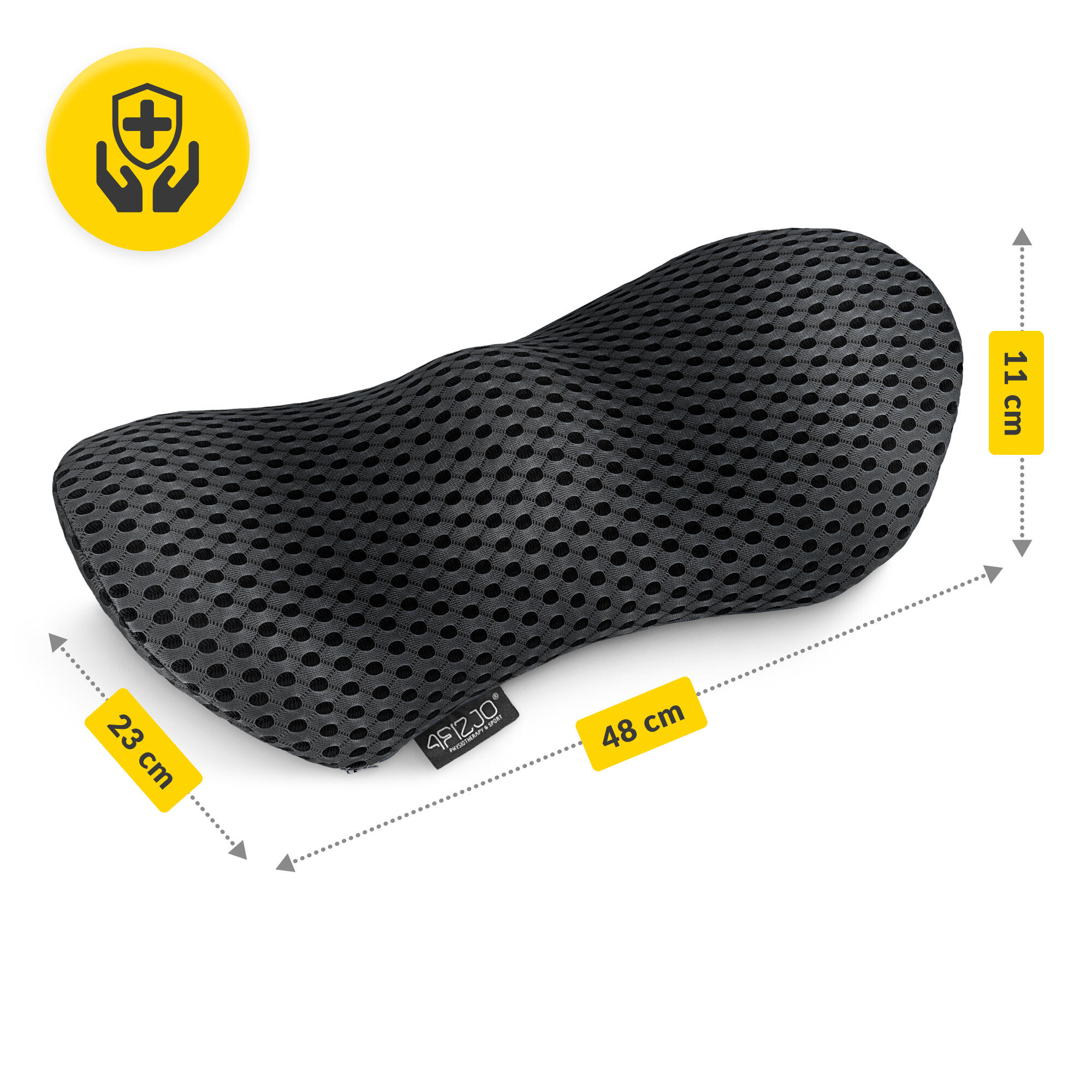 Lendenkissen Orthopädisch Lordosestütze Rückenstützkissen 4FIZJO 7/7