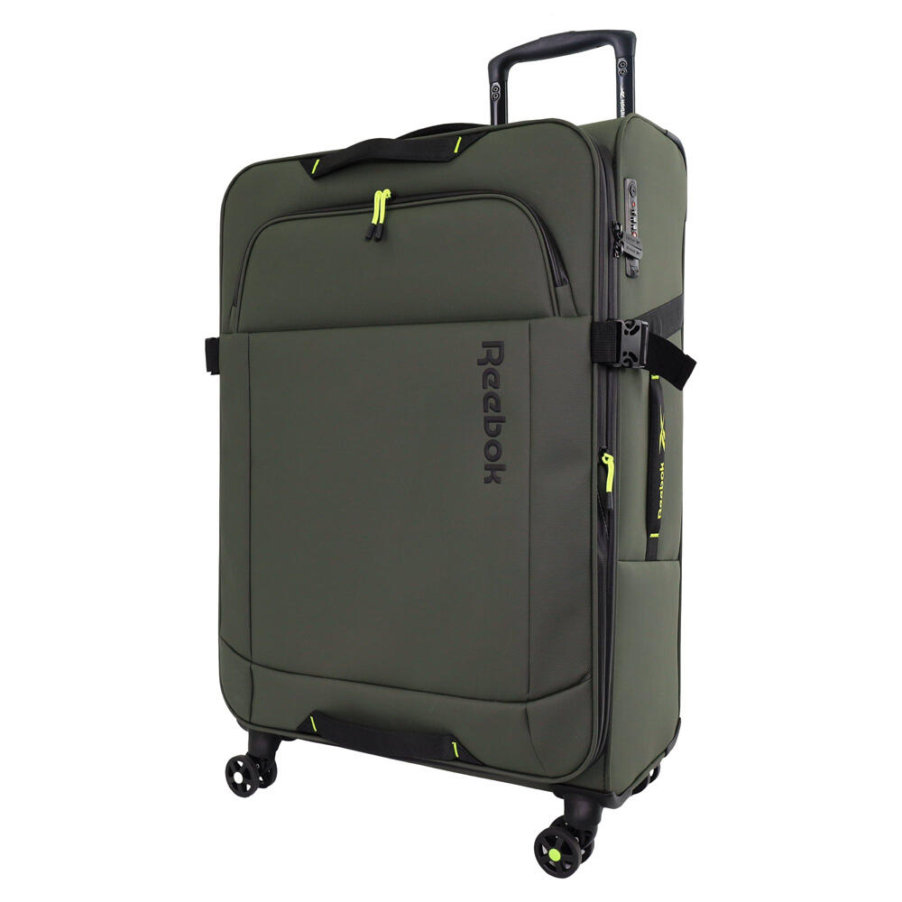 Reebok Pro 78cm LARGE Leather Film Soft Shell Case Airline-Friendly