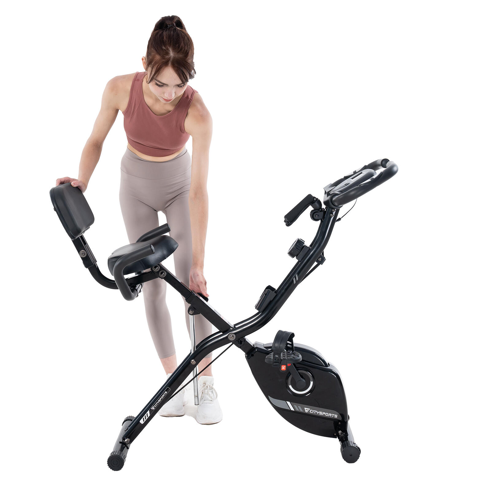 Składany rower treningowy, X-Bike, magnetyczny 5/7