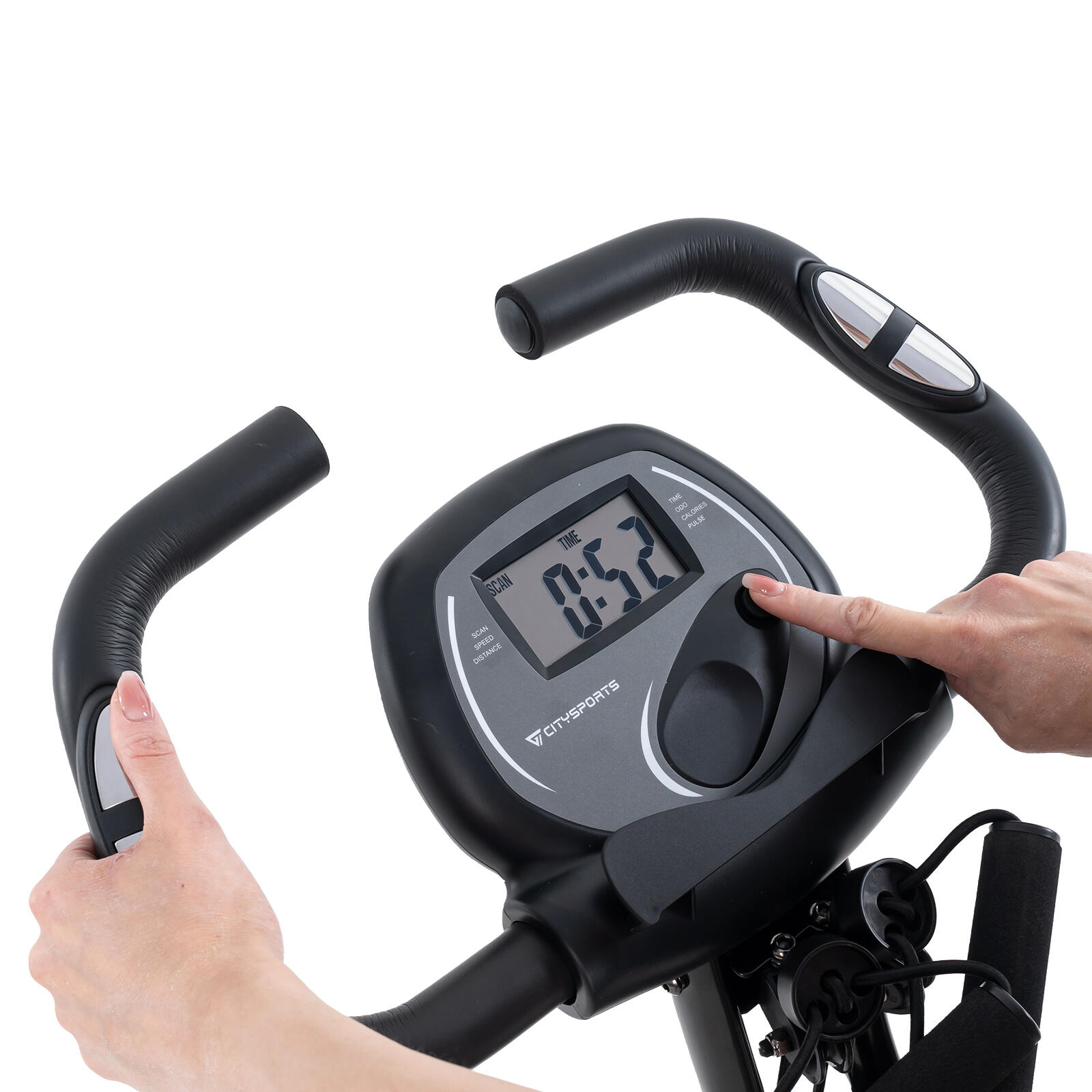 Składany rower treningowy, X-Bike, magnetyczny 3/7