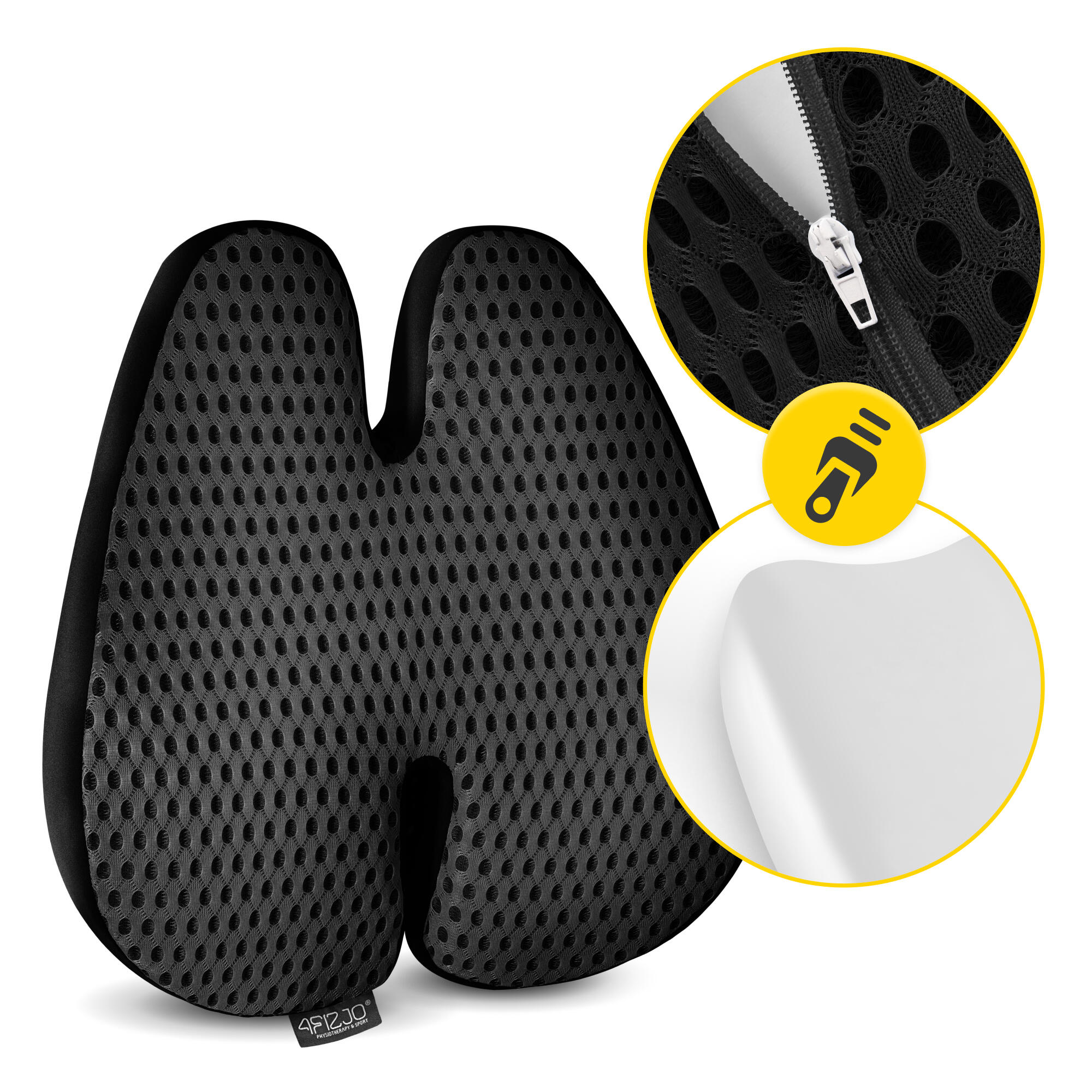 Lendenkissen Orthopädisch Rückenstützkissen Lordosestütze 4FIZJO 5/7