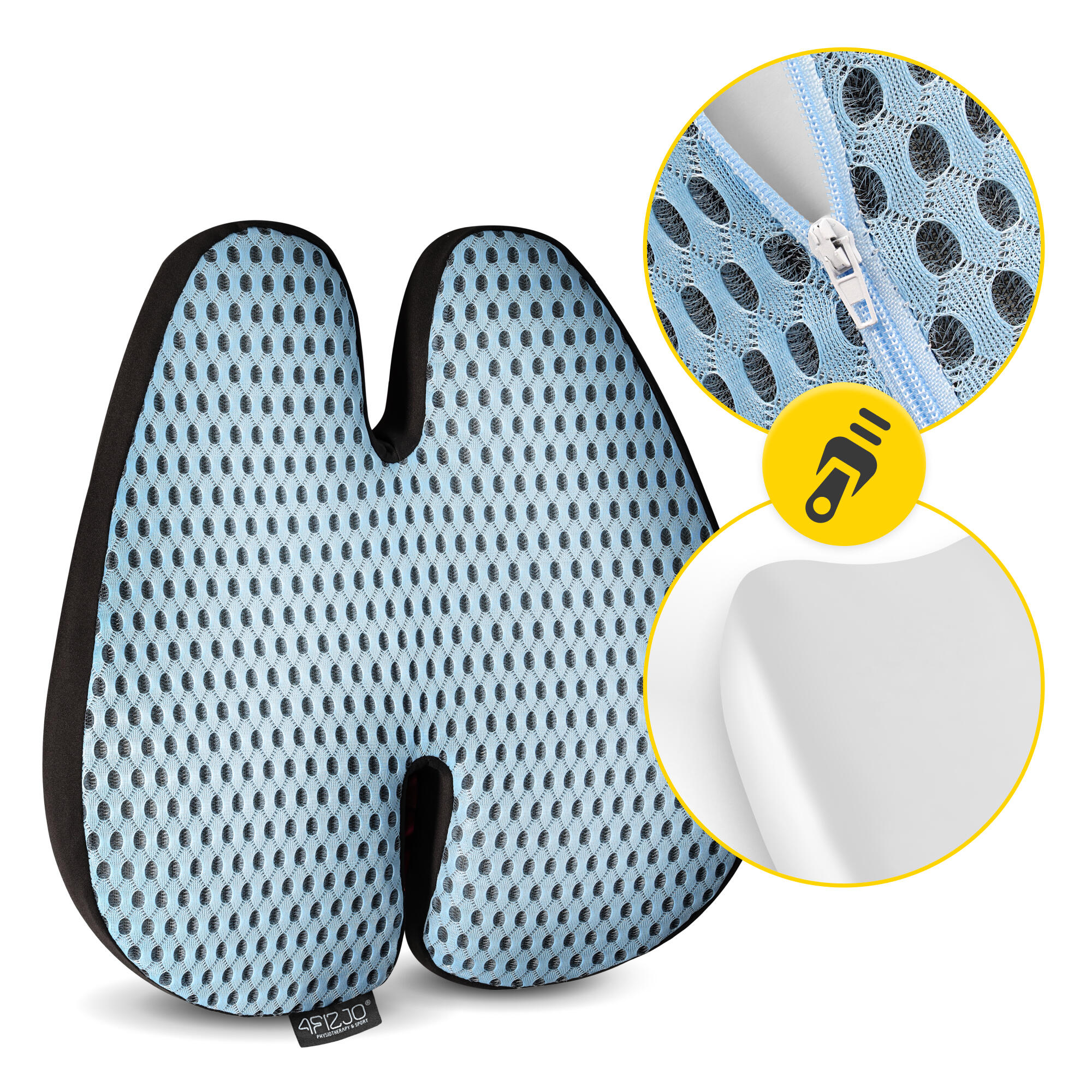 Lendenkissen Orthopädisch Rückenstützkissen Lordosestütze 4FIZJO 5/7