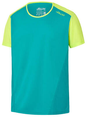 Sportshirt Runplex DUo Fitness/Gym Herren Marino/Esmeralada Ohne Atmungsaktiv