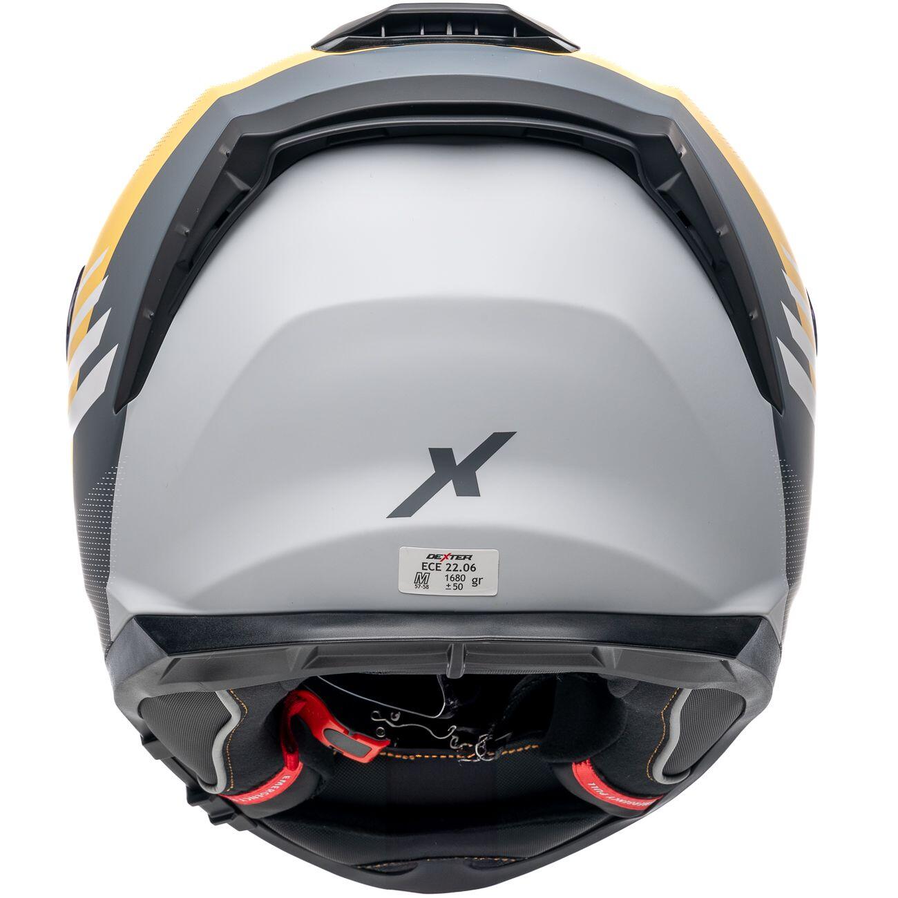 MOTOBLOUZ Casque Intégral MIRAGE PRYSM Grey/Yellow mat | ECE 22.06 4/7
