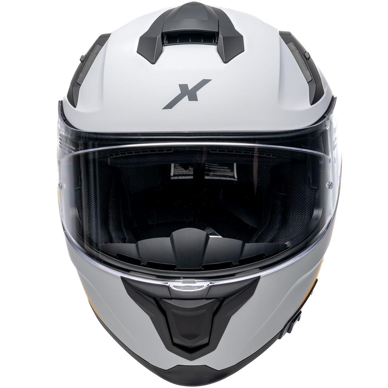 MOTOBLOUZ Casque Intégral MIRAGE PRYSM Grey/Yellow mat | ECE 22.06 2/7