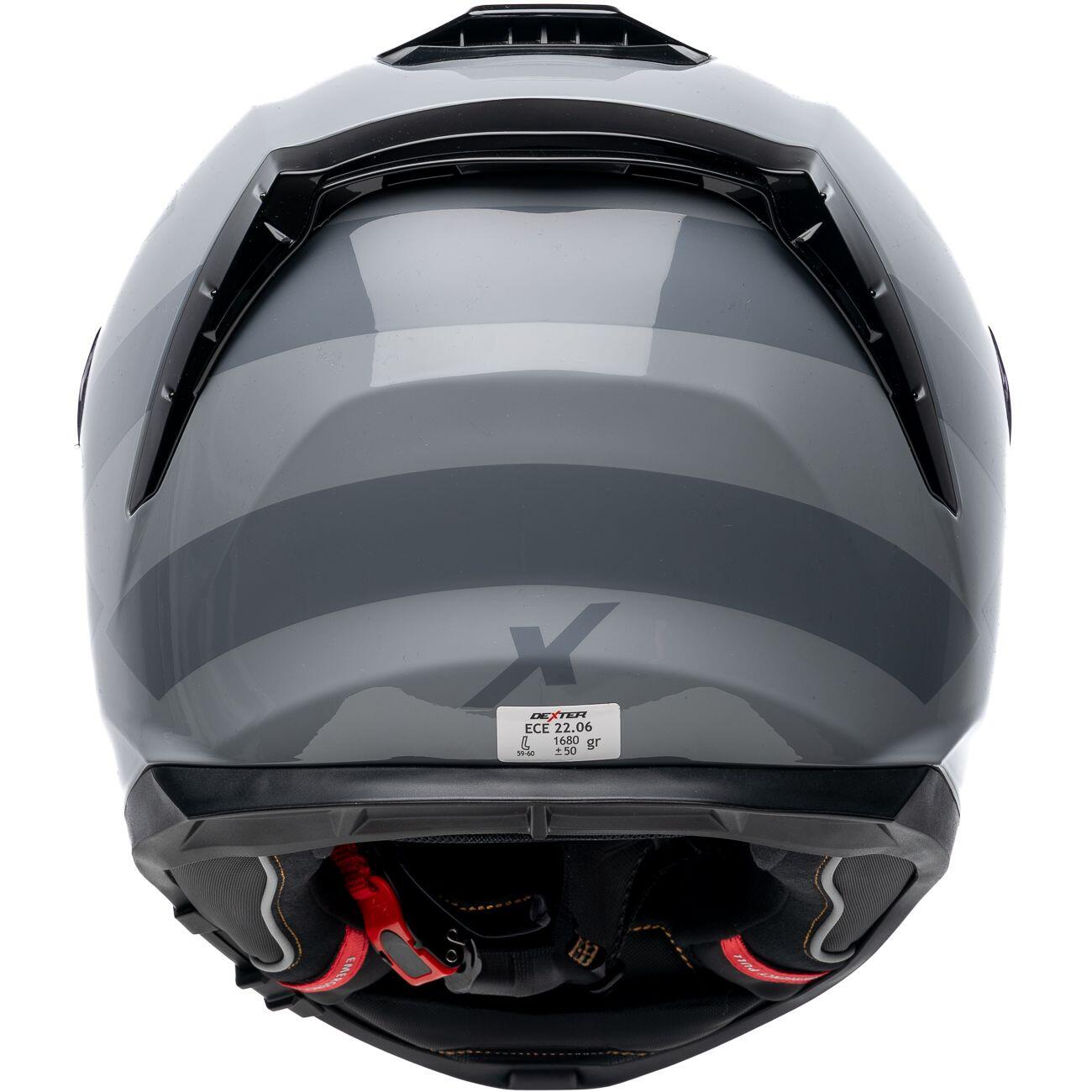 MOTOBLOUZ Casque Intégral MIRAGE RIFT Grey Shiny | ECE 22.06 4/7