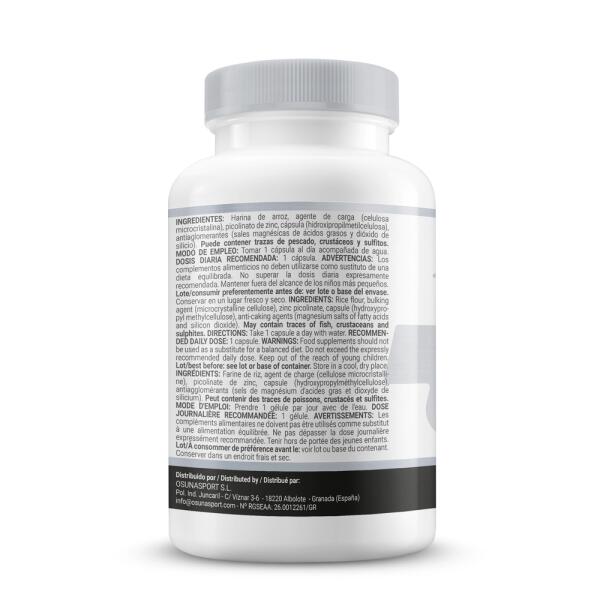 Picolinato di zinco 22 mg - 60 capsule vegetali MASmusculo 2/5