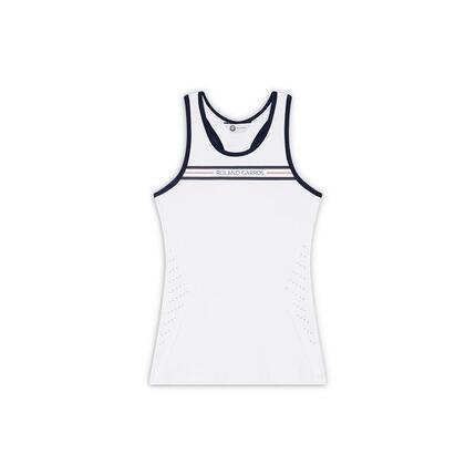 Debardeur Performance Fille Roland-Garros - Blanc