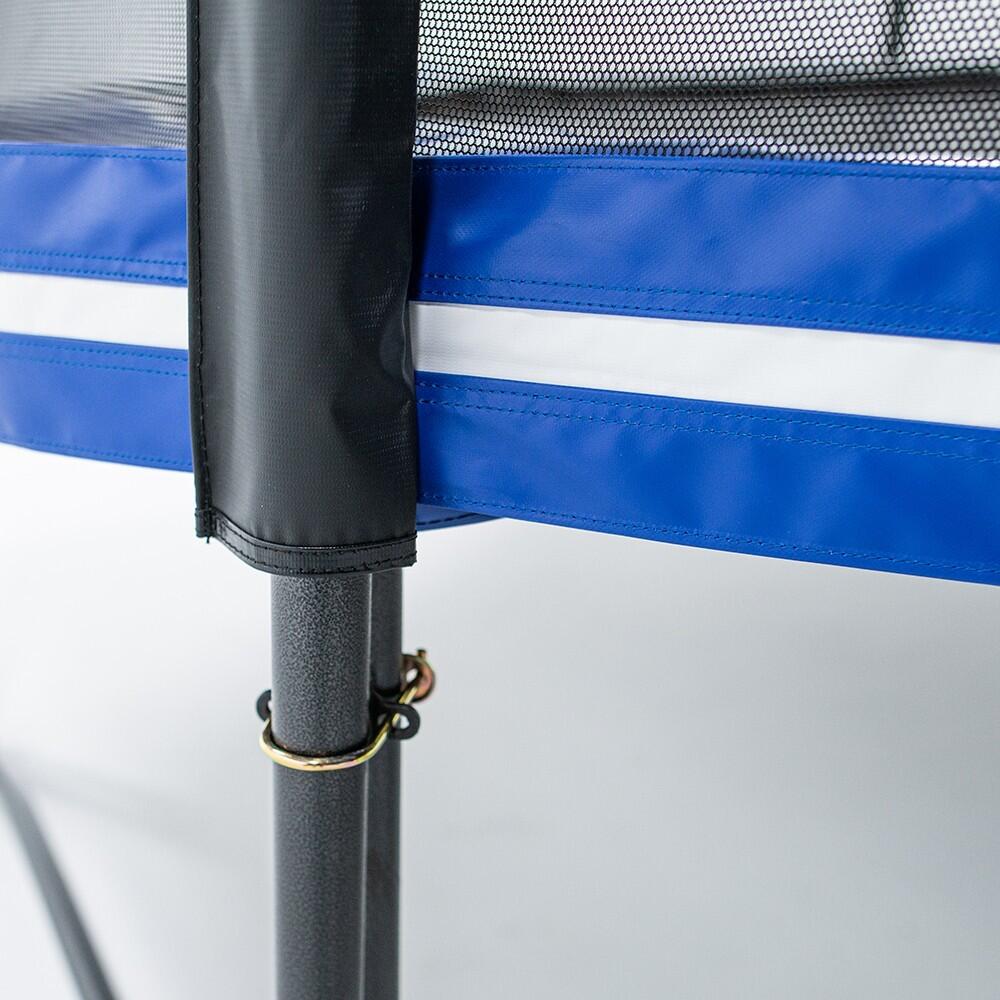 Trampoline Octopulse 360cm - Filet de Protection, Echelle + Kit d'ancrage 6/8