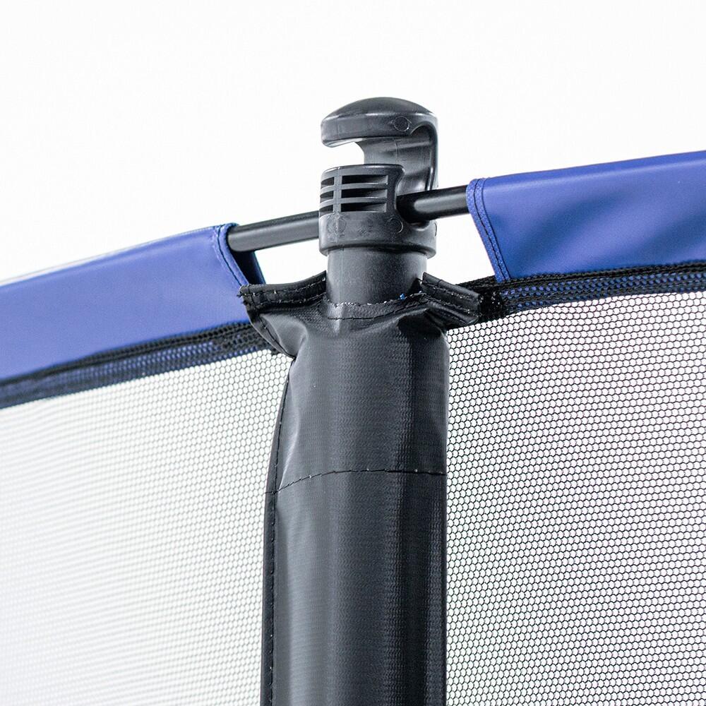 Trampoline Octopulse 360cm - Filet de Protection, Echelle + Kit d'ancrage 7/8