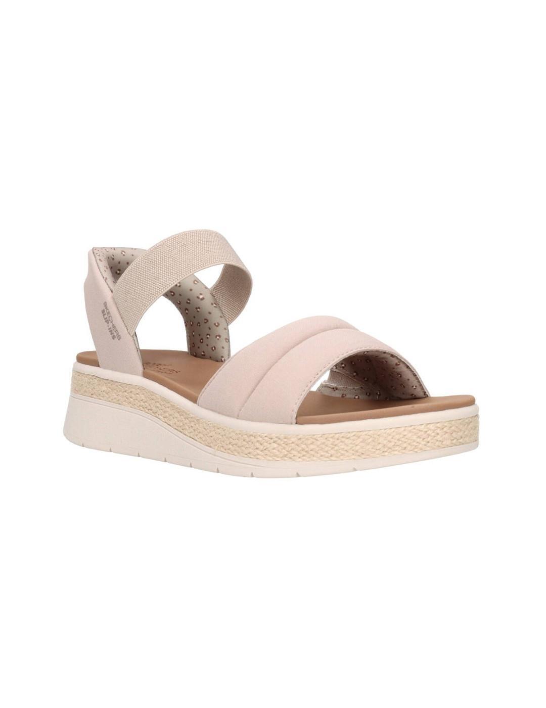 Sandales pour femme Skechers Bobs Marron 3/4