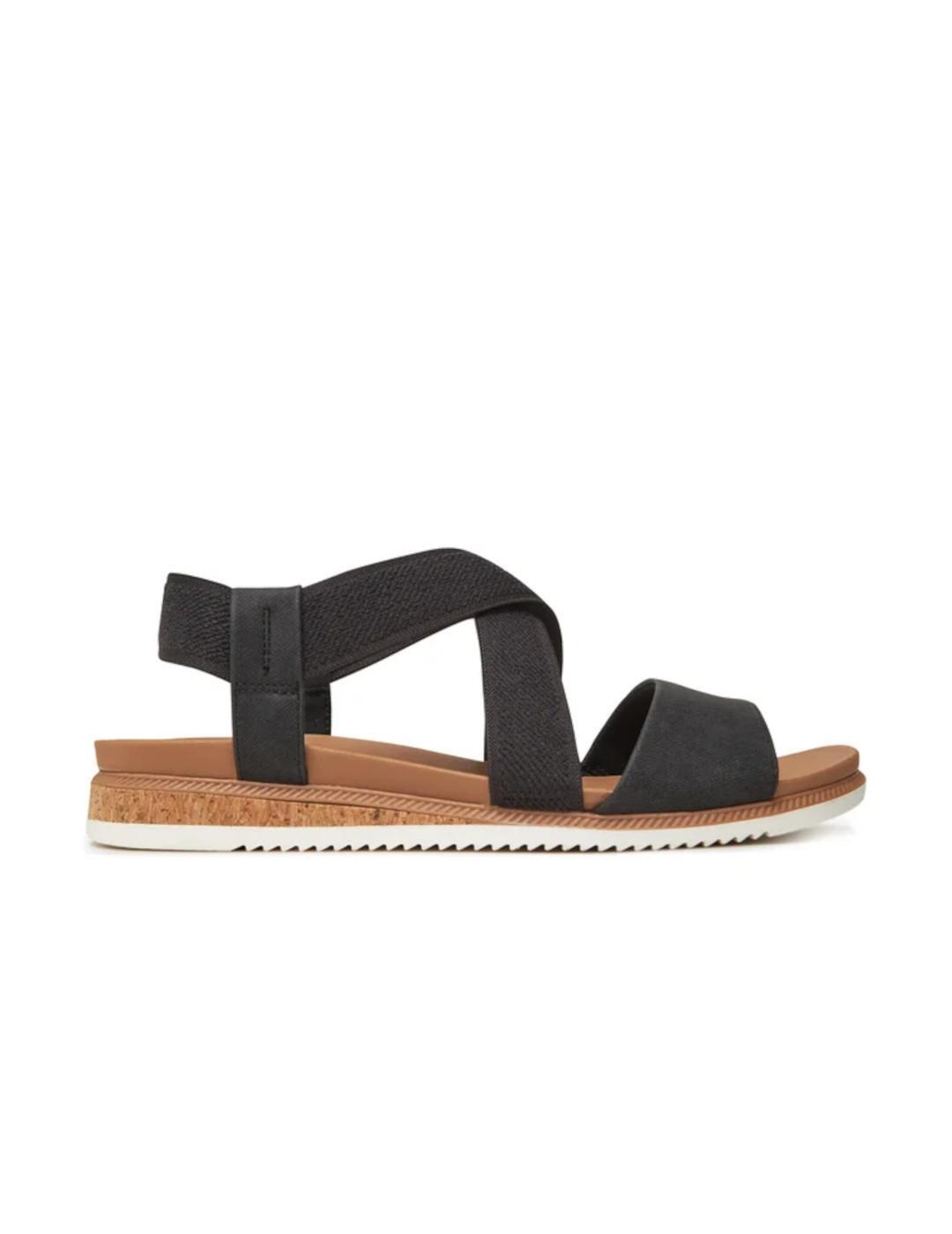 Sandálias para mulher skechers desert kiss preto.