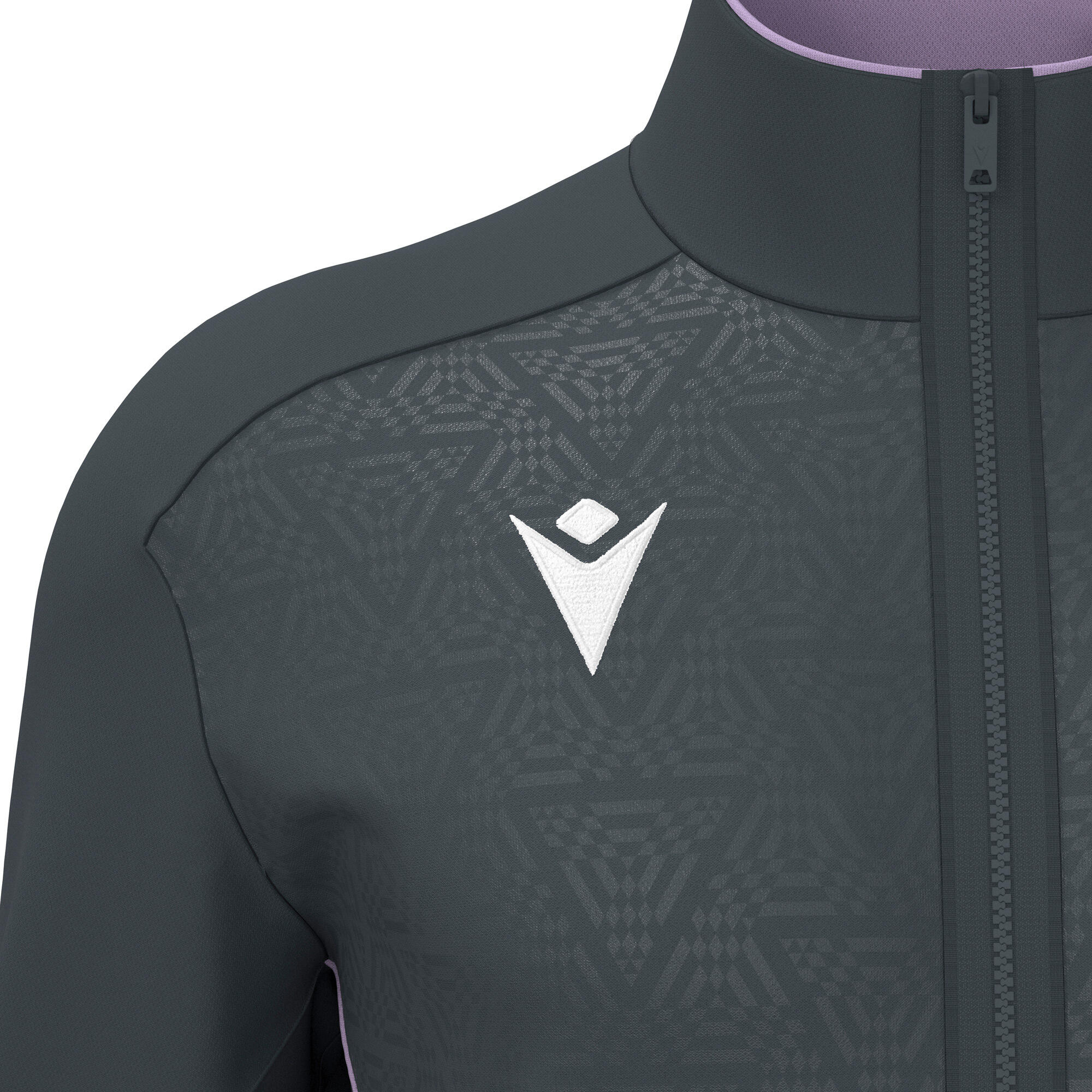 VESTE HOMME MULTISPORT POSEIDON Macron anthracite-lilas 3/6
