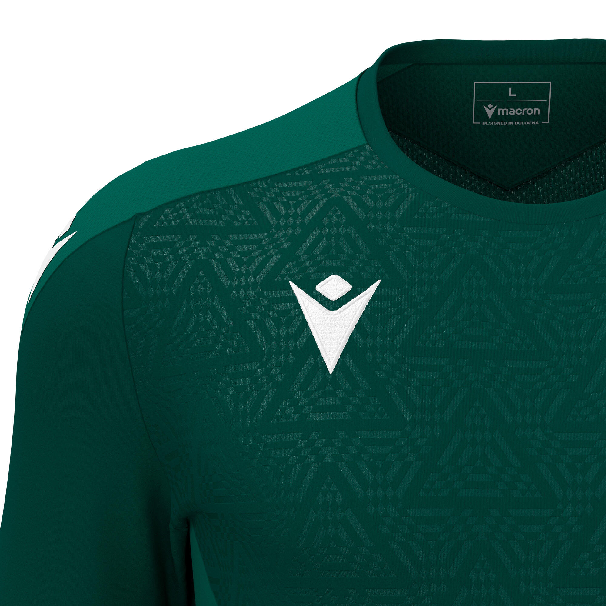 Maillot multisport WISP Macron vert bouteille 3/5