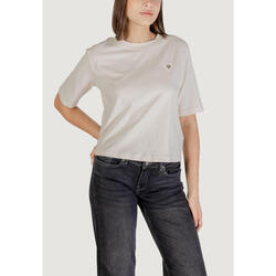 t-shirt crop top COLETTE BOXY TSHIRT FEMME BEIGE